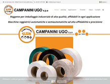 Tablet Screenshot of campaninispa.it